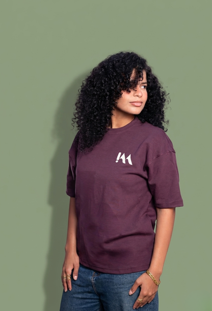Burgundy T-shirt-Box-Fit