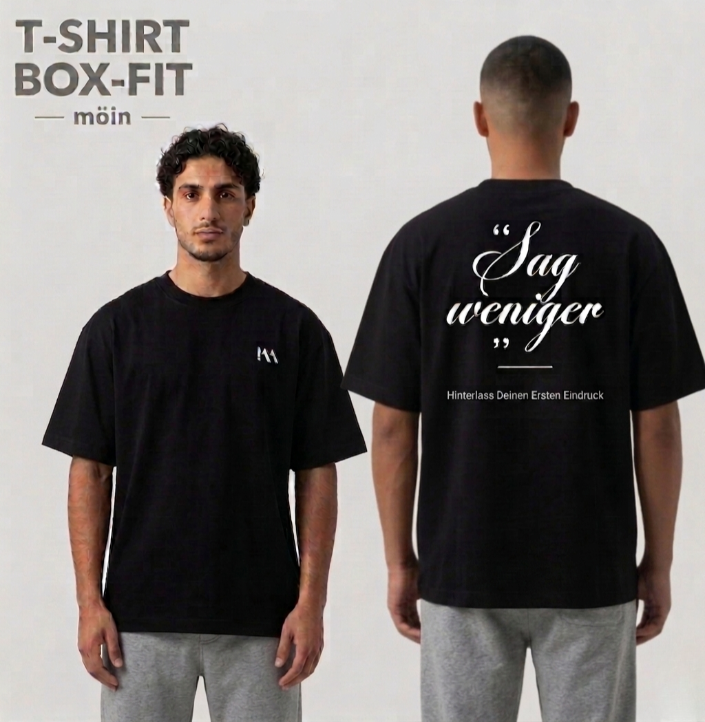 Essential Black T-shirt-Box-Fit