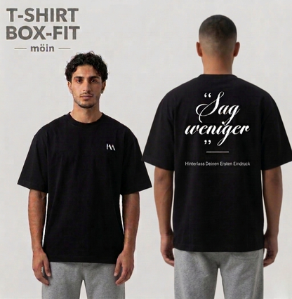 Essential Black T-shirt-Box-Fit